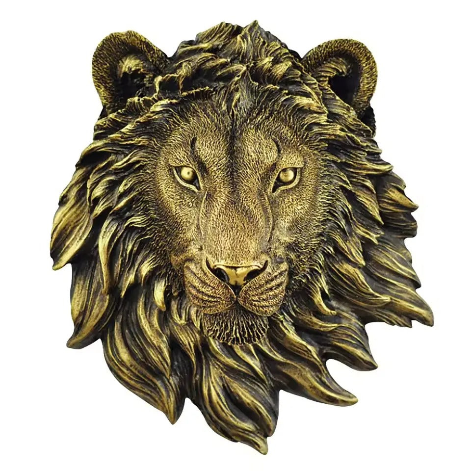 LION FACE WALL HANGING DECOR