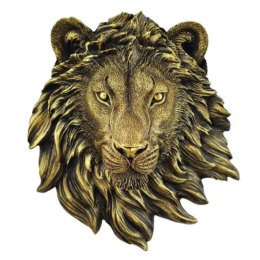 LION FACE WALL HANGING DECOR