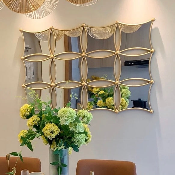 METALLIC WALL HANGING MIRRORS