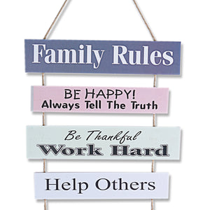 FAMILY HARD WORK CLUSTER WALL QUOTATION