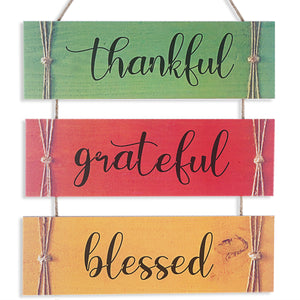 THANKFUL CLUSTER WALL QUOTATION