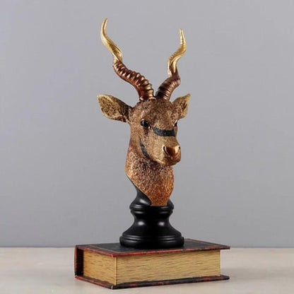 PROFILE MARKHOR SCULPTURE