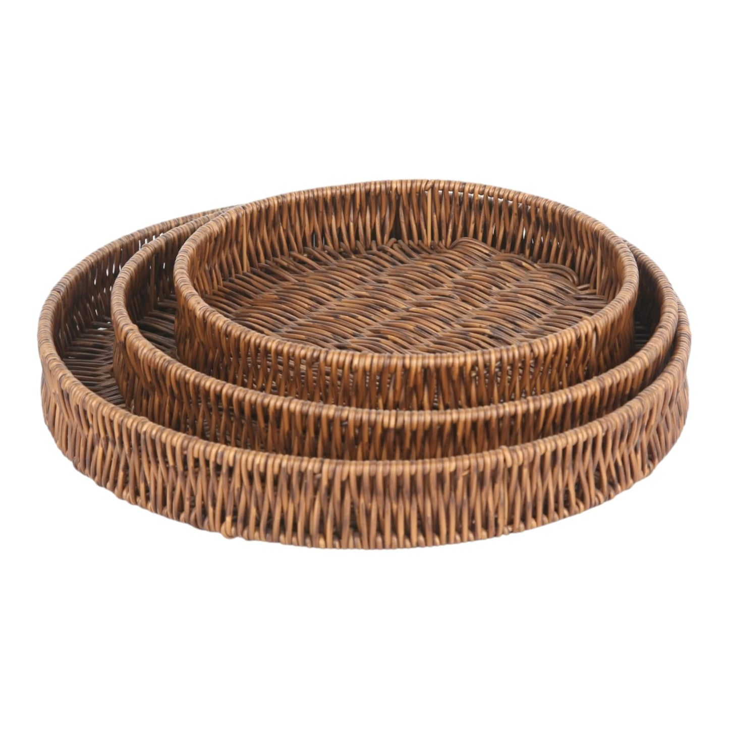 JUTE ROUND MULTIPURPOSE BASKETS ( SET OF 3 )