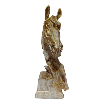 VINTAGE PROFILE HORSE SCULPTURE