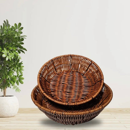 JUTE BREAD BASKET (BROWN)