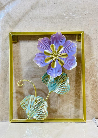 METALLIC FLORET WALL HANGING