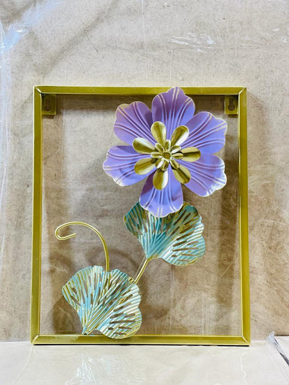 METALLIC FLORET WALL HANGING