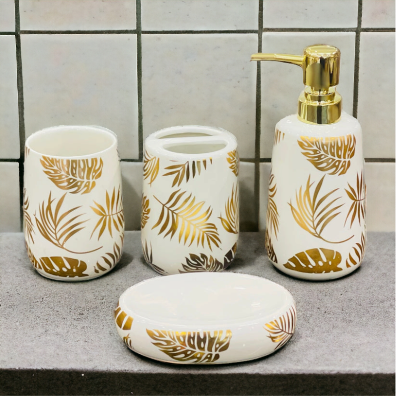 LEAFLET BATH SET