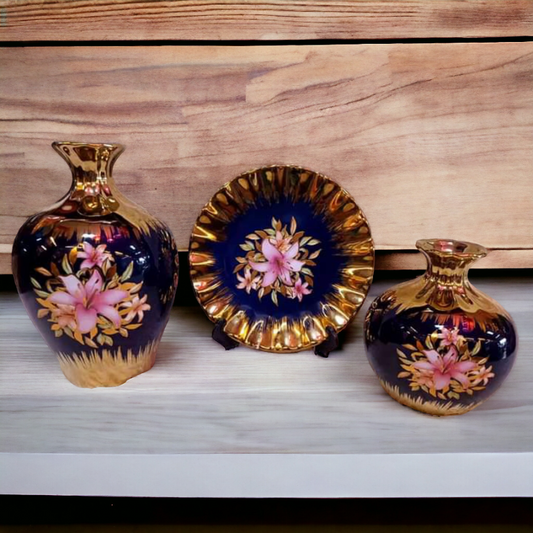 EUROPEAN CERAMIC VASE (SET OF 3)