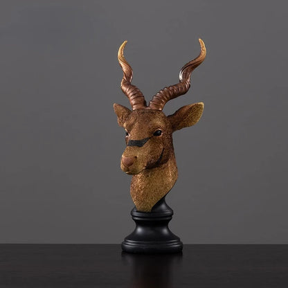 PROFILE MARKHOR SCULPTURE