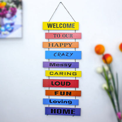 WELCOME COLOURFUL CLUSTER WALL QUOTATION