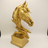 VINTAGE PROFILE HORSE SCULPTURE