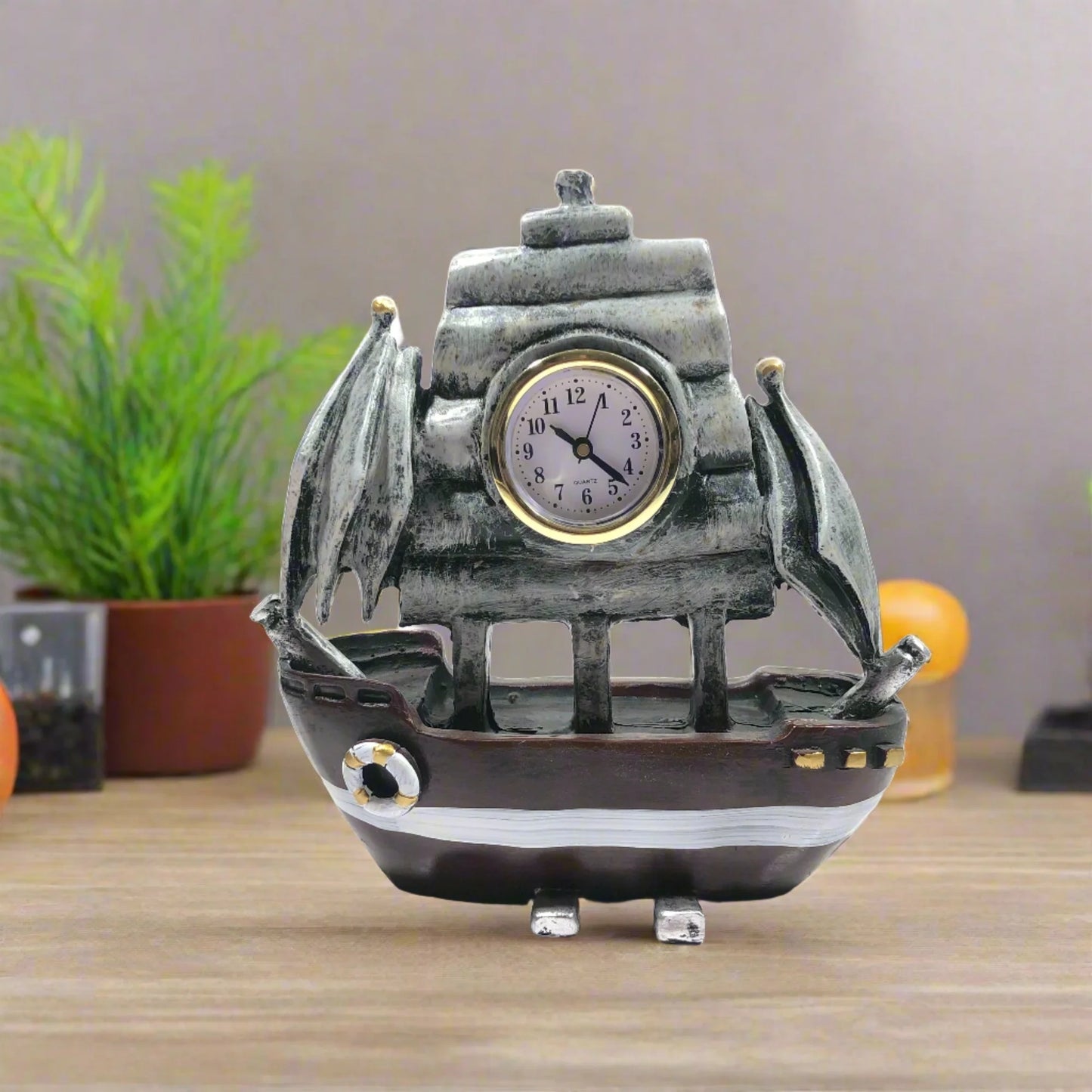 SHIP DESIGN TABLE CLOCK