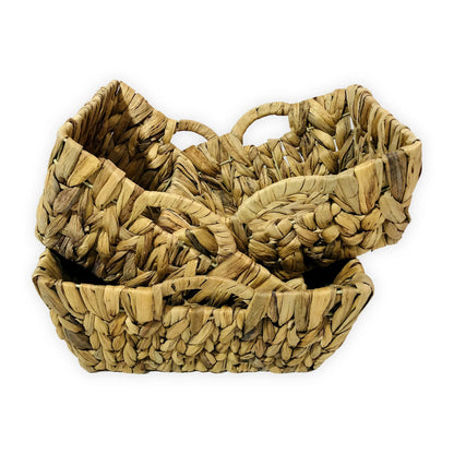 SQUARE THIN HANDLE BASKET (SET OF 3)