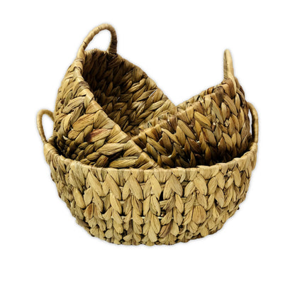 ROUND SEA GRASS BASKET (SET OF 3)