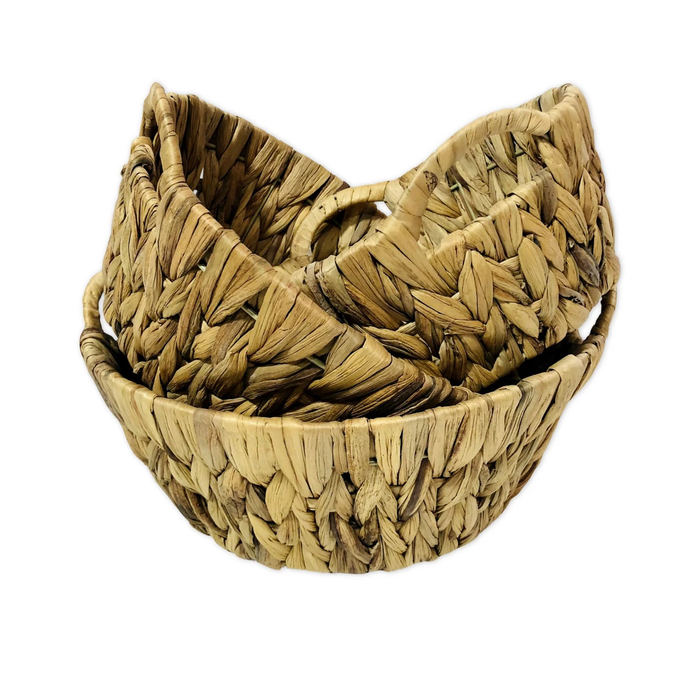 OVAL SEA GRASS BASKET (SET OF 3)