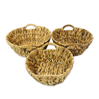 OVAL SEA GRASS BASKET (SET OF 3)