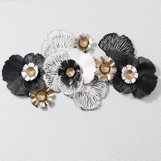 FLORET DESIGN METALLIC WALL HANGING (52×26 INCH)