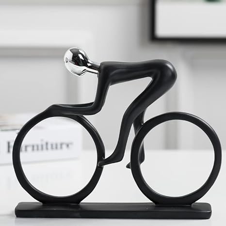 CYCLING MAN SCULPTURE