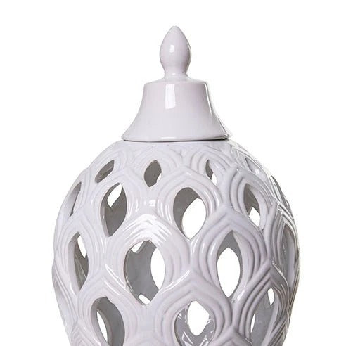 GINGER JARS WITH LID (SET OF 2)