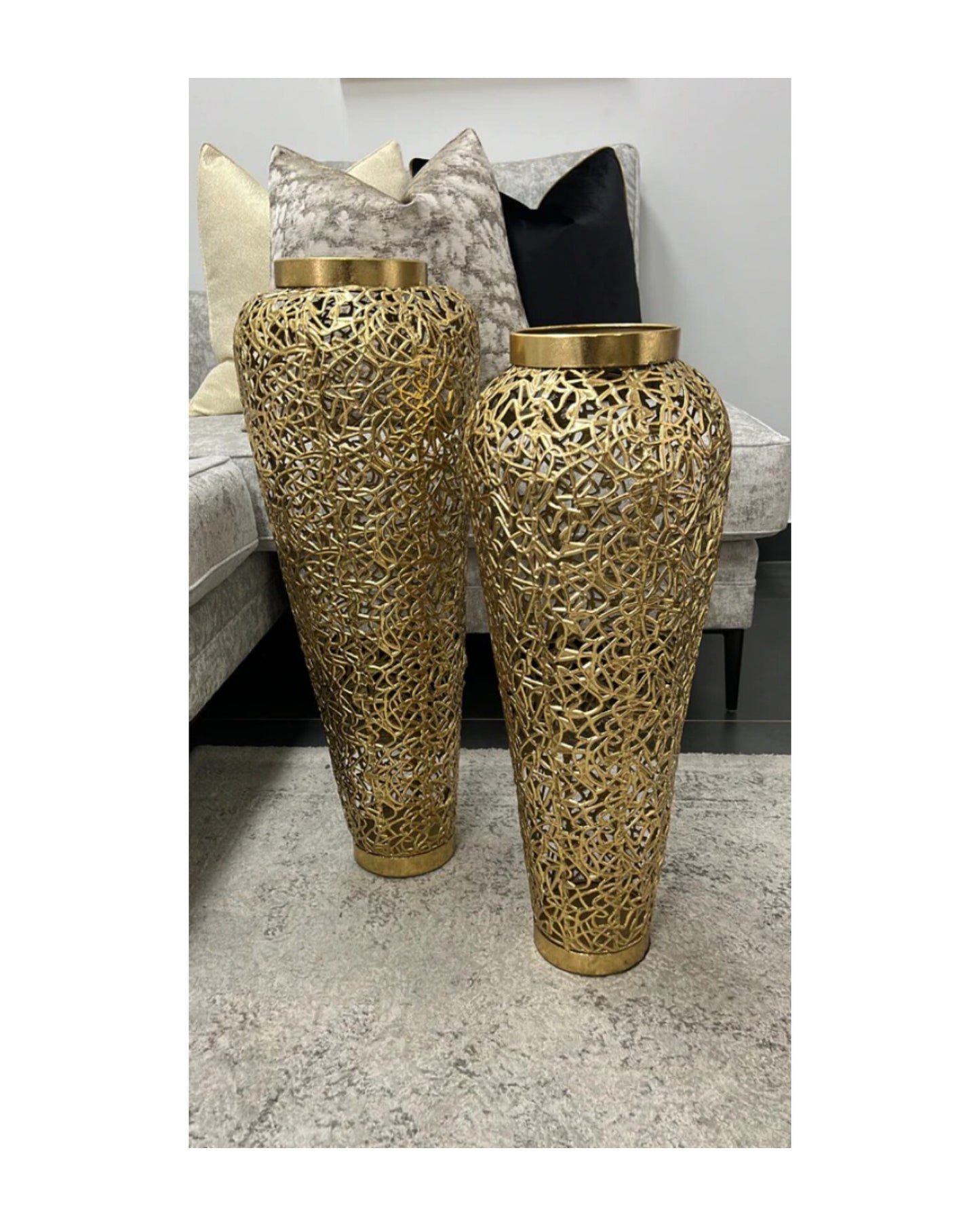 PERFORATED PALNT POTS (SET OF 2)