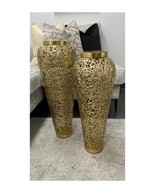 PERFORATED PALNT POTS (SET OF 2)