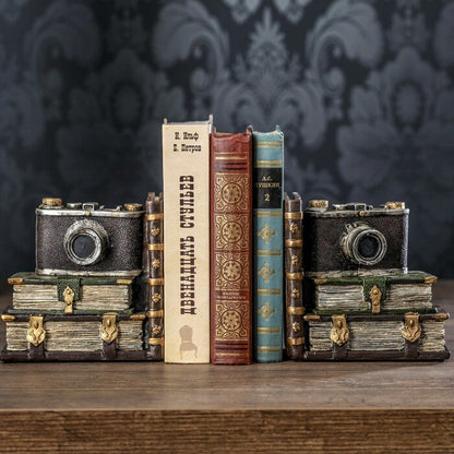 VINTAGE CAMERA BOOKEND