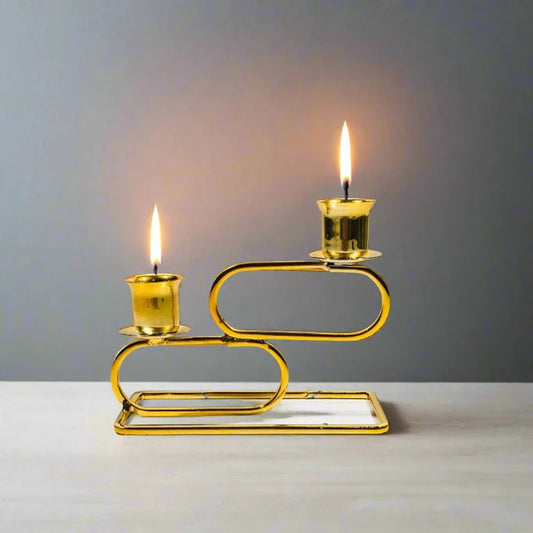 GOLDEN CANDLE STAND