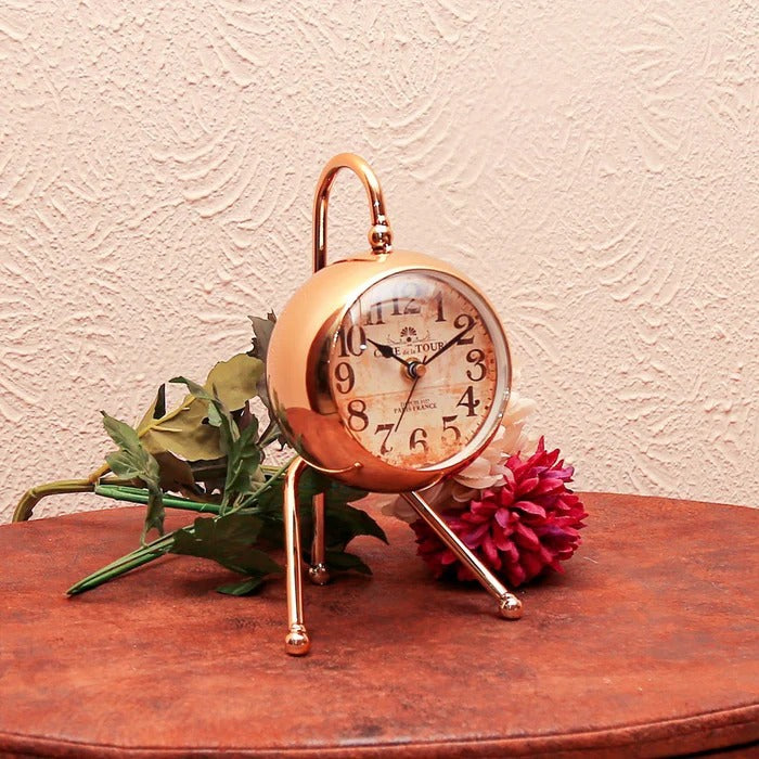 ELEGANT VINTAGE TABLE CLOCK