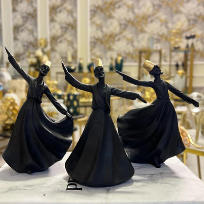 CLASSICAL DERVISH SCULPTURE ( SET OF 3)