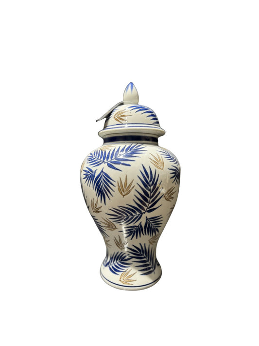 LEAF DESIGN CERAMIC VASE
