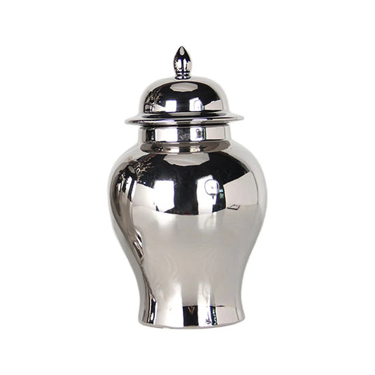 CERAMIC JAR WITH LID