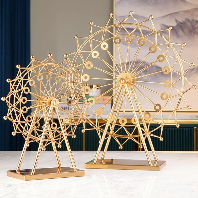 BRASS FERRIS WHEEL ORNAMENT