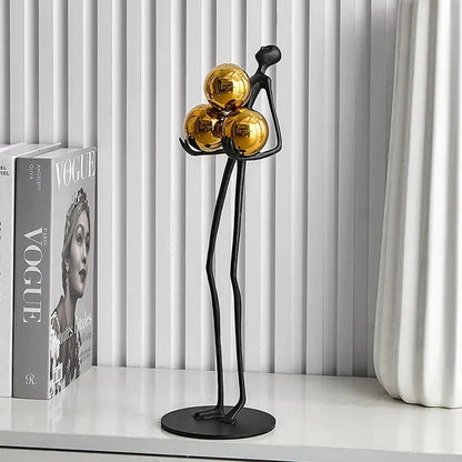 JUGGLE METALLIC NOVELTY SCULPTURE