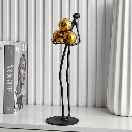 JUGGLE METALLIC NOVELTY SCULPTURE