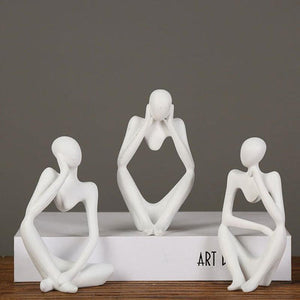 HOLLOW MAN SCULPTURES ( SET OF 3 )