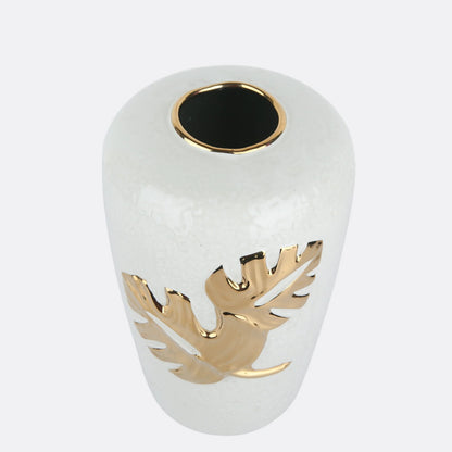 LEAFLET CERAMIC VASE