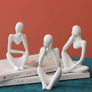 HOLLOW MAN SCULPTURES ( SET OF 3 )