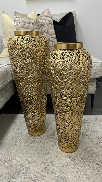 PERFORATED PALNT POTS (SET OF 2)