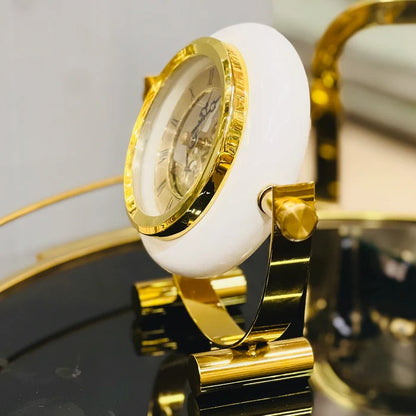 GEARSPHERE METALLIC TABLE CLOCK