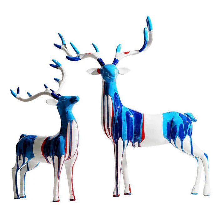 ABSTRACT DEER SCULPTURE ( SET OF 2 )