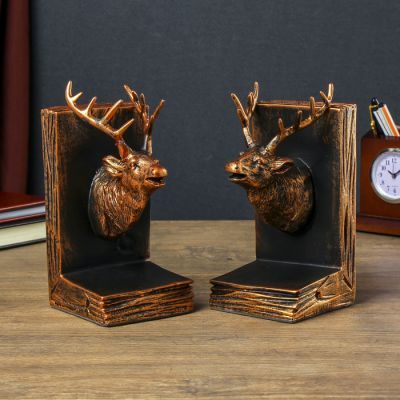 VINTAGE DEER DELIGHT BOOKEND