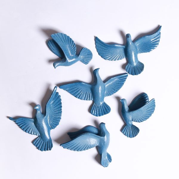 FLIGHT OF PIGEONS WALL HANGING ( SET OF 6)