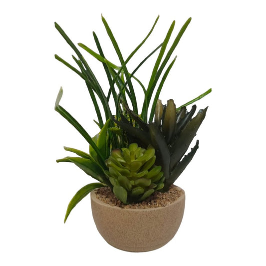 ABSTRACT PLANT ARRANGEMENT WITH DUCTILE POT