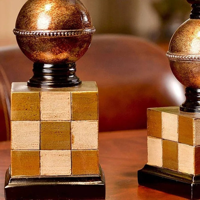 CHESS PIECES ORNAMENTS (3 PCS)