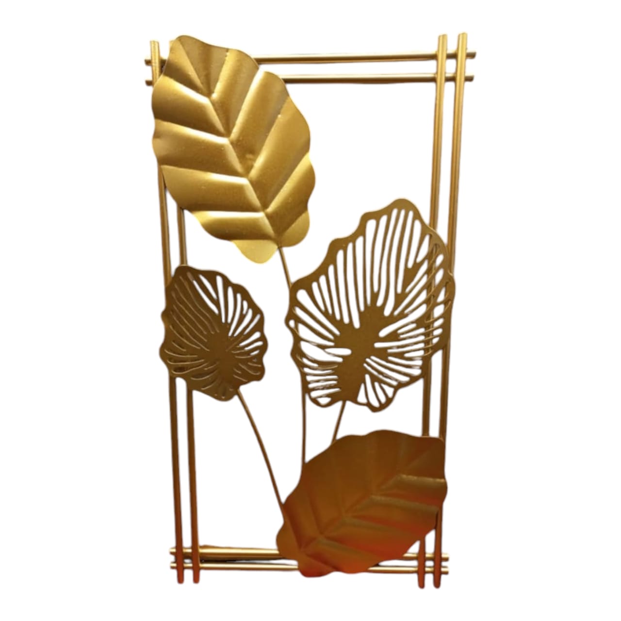 LEAF DESIGN METALLIC WALL HANGING