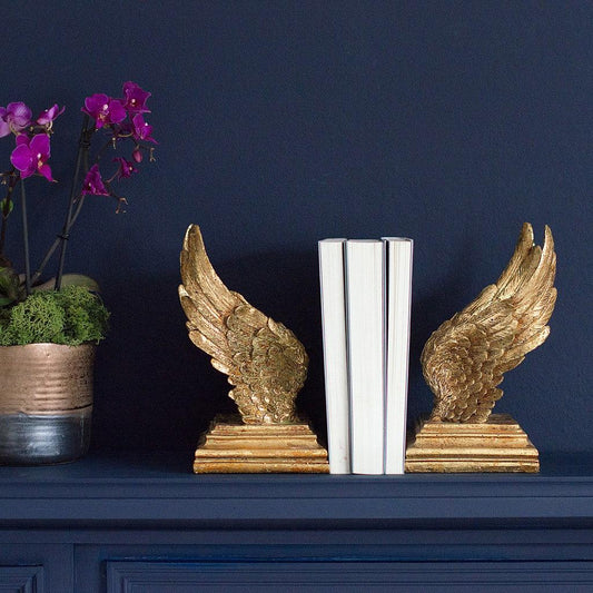 GOLDEN WINGS BOOKENDS