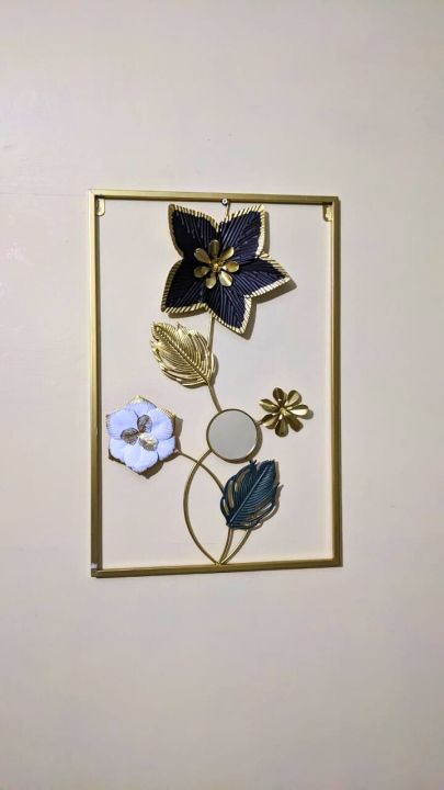 GOLDEN FLORET WALL HANGING