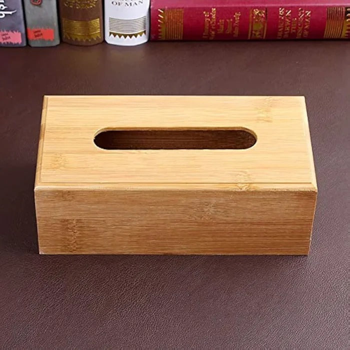 WOODEN TISSUE BOX