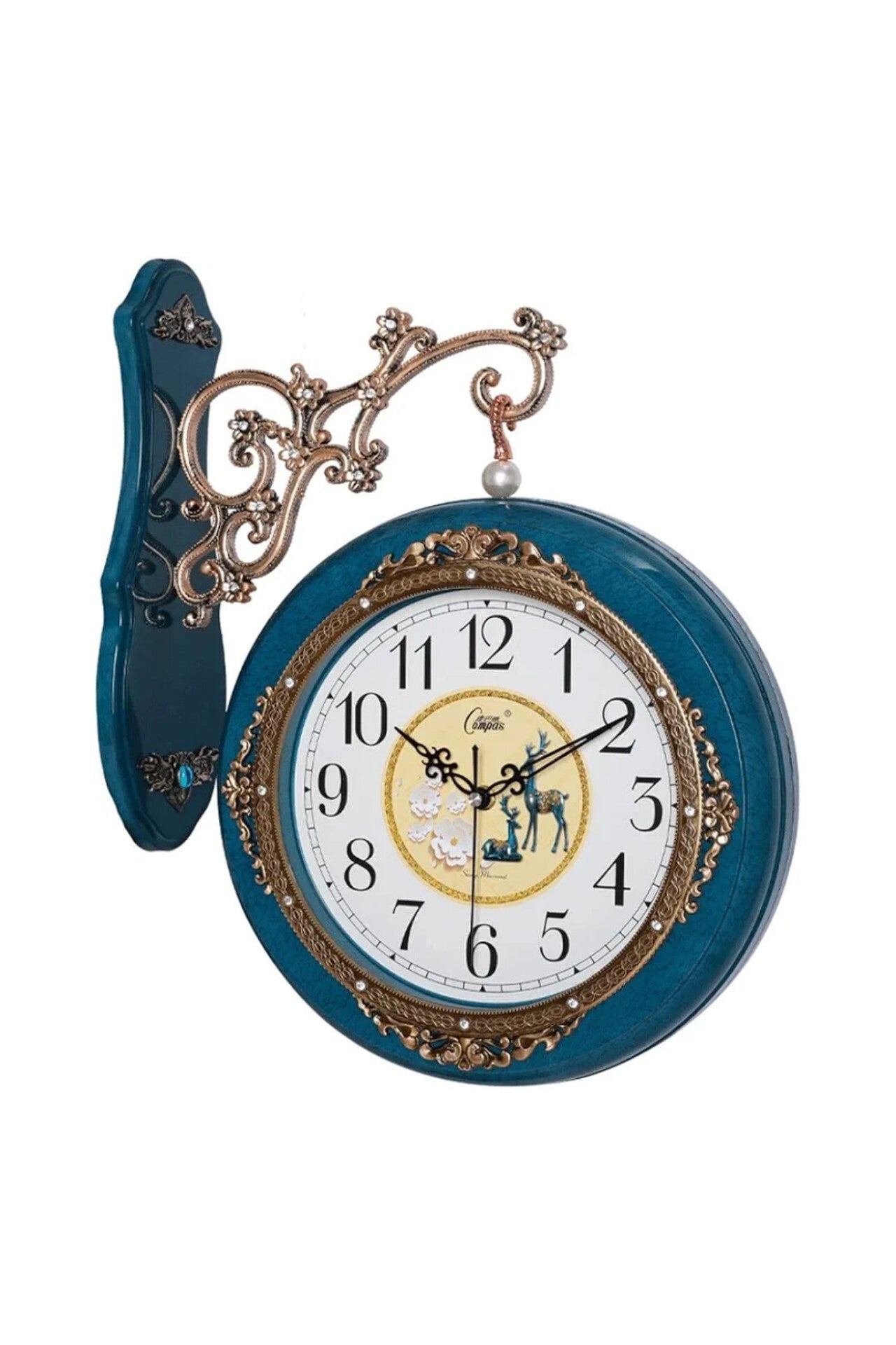 EUROPEAN STYLE DOUBLE SIDE WALL CLOCK